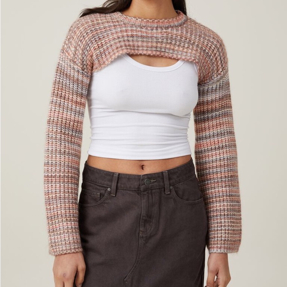 Shrug Crop Pullover XS